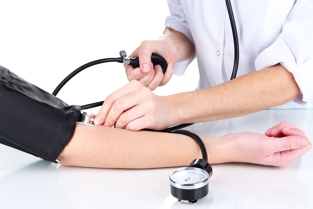 Greater pressure a hypertension sign